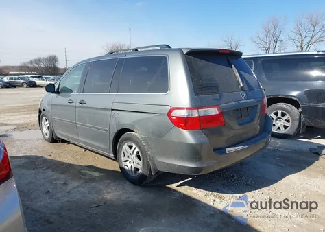2007 Honda Odyssey Ex-L z USA, uszkodzony, nr VIN 5FNRL38737B441358